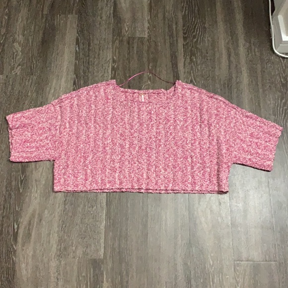 Free People NWOT Good Day Cropped Pullover Sweater - Picture 3 of 8
